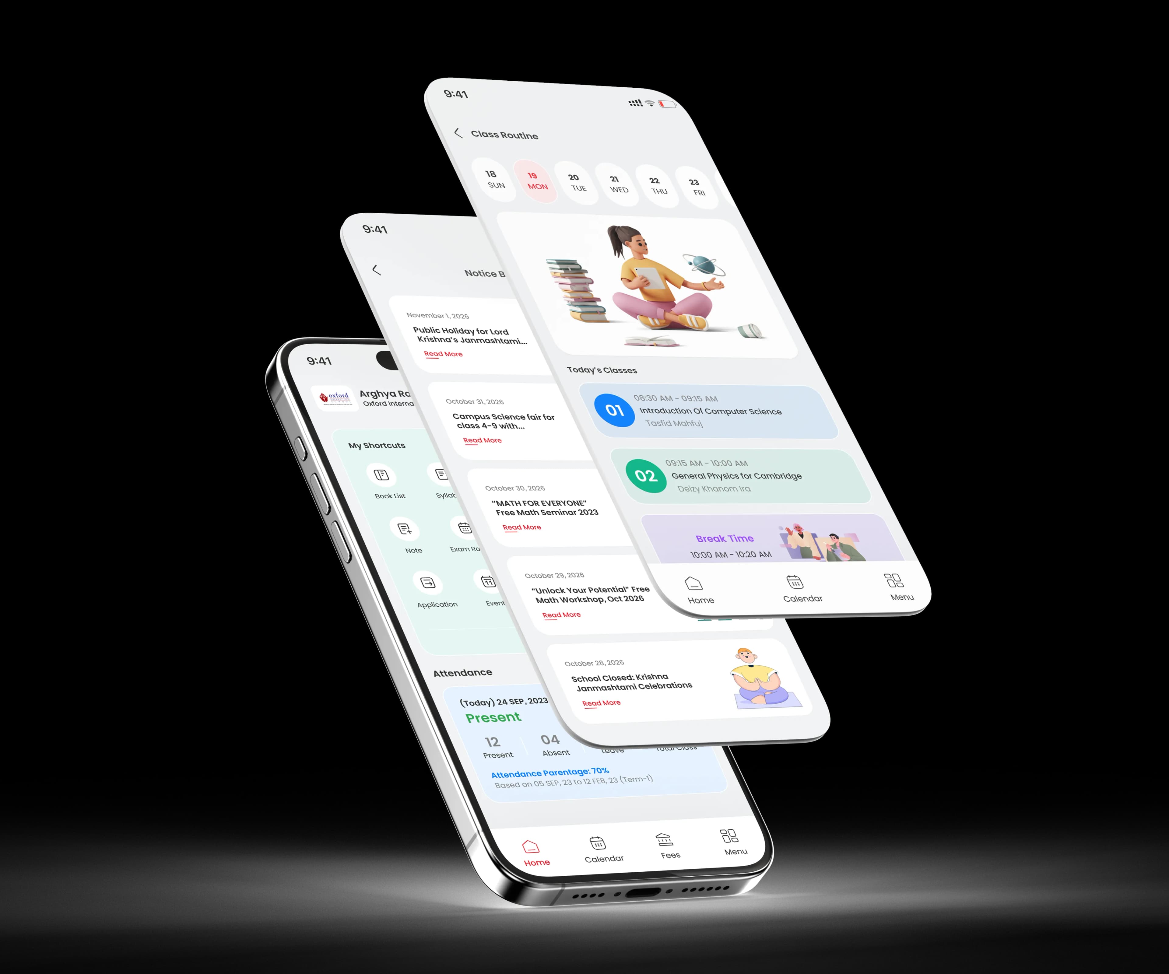 FEMS mobile app screens